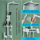 GobekUsa Digital Display Thermostatic Shower Faucet Set Rainfall Shower Mixer