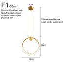 GobekUsa Gold Nordic Pendant Lights Indoor Kitchen Dining Room Home Decor