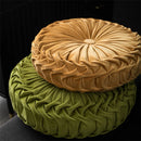 GobekUsa Dutch Velvet Round Seat Cushion: Modern & Comfortable Back Support for Living Room.