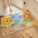 "GobekUsa Cartoon Print Bathroom Carpet: Soft, Absorbent & Anti-Slip Entrance Mat"