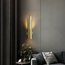GobekUsa Black Copper Luxe Wall Lamp - Nordic Retro Style for Living Room, Staircase, and Aisle