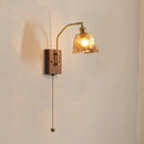 GobekUsa Glass Copper LED Wall Lamp Modern Stair Light Fixtures applique murale