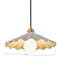 GobekUsa Ceramic LED Pendant Light: 30CM, Home Decor, Bedroom, Living Room, Dinning, Wood & Copper Socket