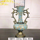 GobekUsa Resin Vase Dried Flowers Arrangement for Living Room Decor