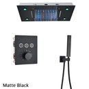 GobekUsa 3-Way Shower System with Rainfall Waterfall Head and Bathtub Mixer Tap.