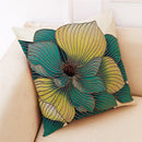 GobekUsa Ginkgo Leaves Linen Cushion Cover for Modern Home Decor & Living Room