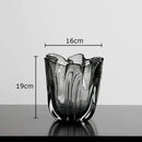 GobekUsa Glass Vase Hydroponics Desk Decoration Floral Arrangement Room Decor