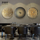 GobekUsa Gold Foil Abstract Decorative Painting for Luxury Dining Spaces