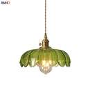 GobekUsa Green Glass LED Hanging Pendant Lights