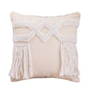 GobekUsa Boho Geometric Tufted Tassel Cushion Cover 30x50/45x45cm