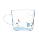 GobekUsa 500ml Glass Mug with Handle and Scale for Breakfast Milk at Home or Office