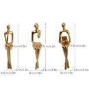 GobekUsa Abstract Figurines Set of 3 - Modern Art Sculpture for Home and Office