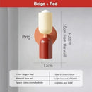 GobekUsa Cream Double Head LED Wall Lamps for Living Room Bedroom Indoor Decoration