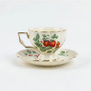 GobekUsa Lemon Pattern Porcelain Tea Set: Teapot, Kettle, Handle Cup, Mugs