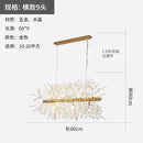 GobekUsa Crystal Dandelion Pendant Lights for Chic Home Decor