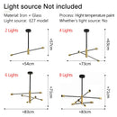 GobekUsa LED Ceiling Lights Industrial Iron Black Golden Nordic Minimalist Décor