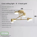 GobekUsa LED Ceiling Chandelier: Modern Light Fixture for Living Room, Bedroom, Hall - Indoor Home Decor