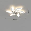 GobekUsa Ceiling Fan Light Remote Control LED Ventilator Living Room Bedroom Indoor Lamp