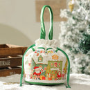 GobekUsa Christmas Eve Apple Bag: Festive Handheld Gift Bag for Santa Candy 和 Children