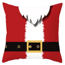 GobekUsa Christmas Santa Claus Snowflake Pillow Cover 18x18inch