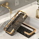 GobekUsa Aluminum Corner Bathroom Shelf with Towel Holder
