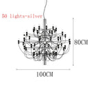 GobekUsa LED Candle Chandelier: Elegant Italian Design Pendant Light for Home Decor