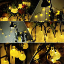 GobekUsa Crystal Fairy Solar String Lights: 8 Modes Waterproof Outdoor Patio Decor.