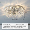 GobekUsa Crystal LED Ceiling Chandelier for Living, Bedroom, Kitchen, Dining Room