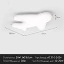 GobekUsa Airplane Ceiling Chandelier LED Light for Children's Room Decor