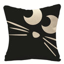 GobekUsa Halloween Linen Cushion Cover for Living Room Decor and Sofa - Trick or Treat