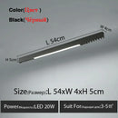 GobekUsa LED Linear Ceiling Lamp for Living Room, Dining Room, Bedroom - Minimalist Design