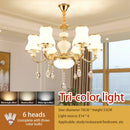 GobekUsa Crystal LED Pendant: Elegant Modern European Living Room Lighting