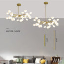 GobekUsa LED Firefly Chandelier: Modern Nordic Ceiling Lights for Luxury Home Decor