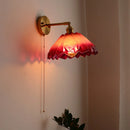 GobekUsa Japanese Style LED Glass Copper Wall Lamp Sconce for Restaurant, Bar, Bedroom, Bathroom
