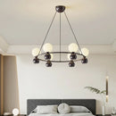 GobekUsa Cream Nordic Pendant Chandelier for Living Room, Bedroom, and Dining Room