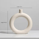 GobekUsa Ceramic Art Vase: Modern, Simple, & Elegant Home Décor Ornaments for Living Room & Bedroom