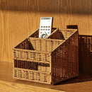 GobekUsa Desktop Tissue Box Pen Holder Sundries Organizer Plastic Storage Bin