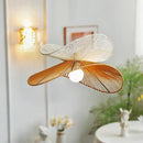 GobekUsa Hemp Pendant Lights: Wabi Sabi LED Indoor Lighting Fixtures
