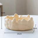 "GobekUsa Ceramic Bubble Clouds Ashtray for Home & Office Smoking Accessories"
