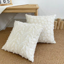 GobekUsa 3D Plum Blossom Butterfly Cushion Cover Cotton Linen Decorative Case