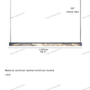 GobekUsa 2025 Marble Design Pendant Light - Dimmable LED Office Bar Decor