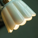 GobekUsa Lotus Flower Ceramic LED Pendant Lampshade for Home Decor