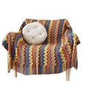 GobekUsa Knitted Striped Sofa Blanket