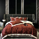 GobekUsa 100S Egyptian Cotton Print Bedding Set for Queen King Ru Size