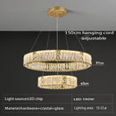 GobekUsa Crystal Ceiling Chandelier | Luxury Glass Hanging Lamps LED Décor