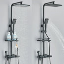 GobekUsa Digital Display Shower Faucet Rainfall Head Thermostatic Mixer Set