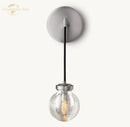 GobekUsa Crystal LED Wall Sconce: Elegant Bedroom Living Room Bathroom Lighting Fixtures