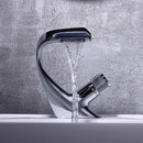 GobekUsa Gray Basin Faucet | Brass Chrome Mixer Tap | Single Handle Sink Faucet