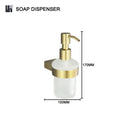 GobekUsa Gold Bathroom Accessories Set: Towel Bar Rail, Toilet Paper Holder, Towel Rack, Hook
