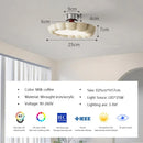 GobekUsa Cream LED Ceiling Light for Minimalist Home Decor